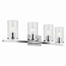 Kichler - 45498CHCLR - Four Light Vanity - Crosby - Chrome