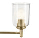 Kichler - 45572NBRCLR - One Light Wall Sconce - Shailene - Natural Brass