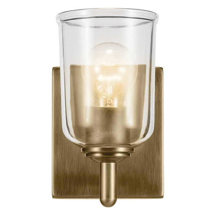 Kichler - 45572NBRCLR - One Light Wall Sconce - Shailene - Natural Brass