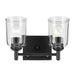 Kichler - 45573BKCLR - Two Light Bath - Shailene - Black