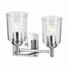 Kichler - 45573CHCLR - Two Light Vanity - Shailene - Chrome