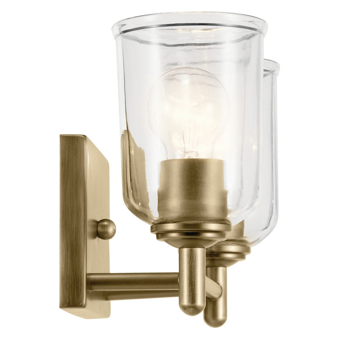 Kichler - 45573NBRCLR - Two Light Bath - Shailene - Natural Brass
