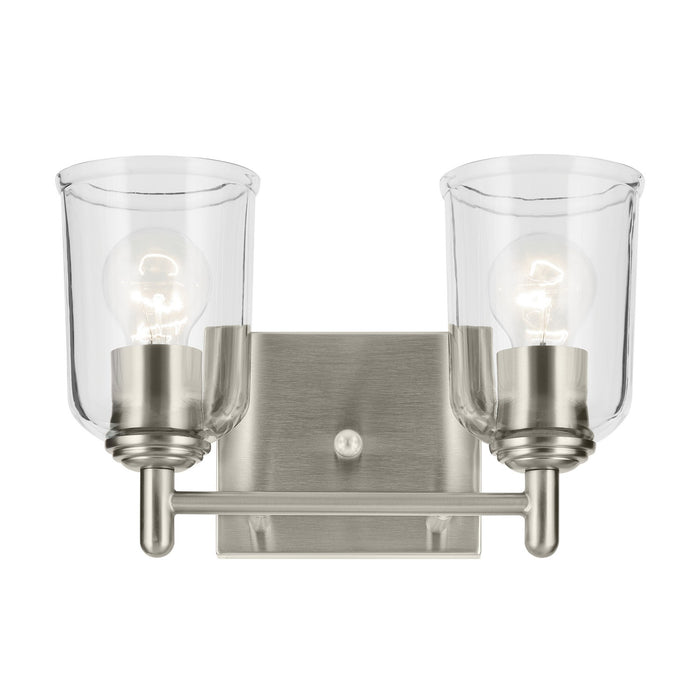 Kichler - 45573NICLR - Two Light Bath - Shailene - Brushed Nickel
