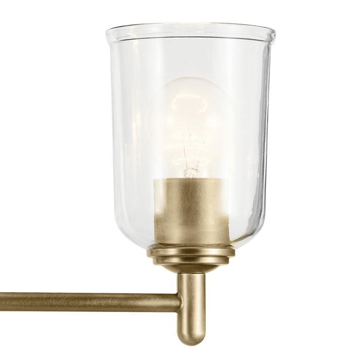 Kichler - 45574NBRCLR - Three Light Bath - Shailene - Natural Brass