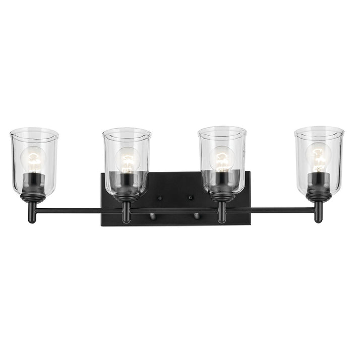 Kichler - 45575BKCLR - Four Light Bath - Shailene - Black