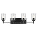 Kichler - 45575BKCLR - Four Light Bath - Shailene - Black