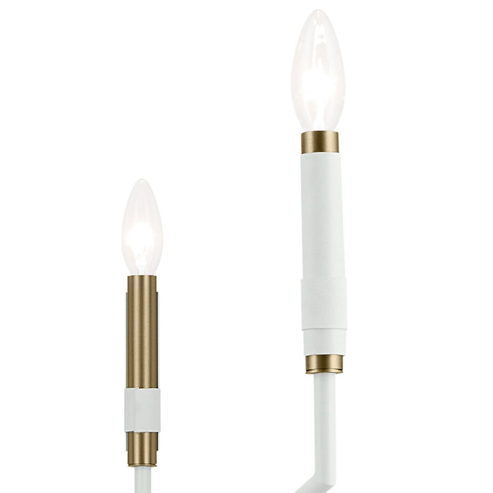 Kichler - 52348WH - Ten Light Chandelier - Armand - White