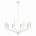 Kichler - 52348WH - Ten Light Chandelier - Armand - White