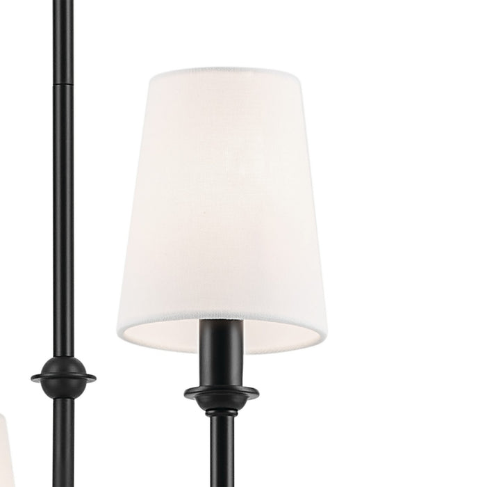 Kichler - 52521BK - Eight Light Chandelier - Pallas - Black