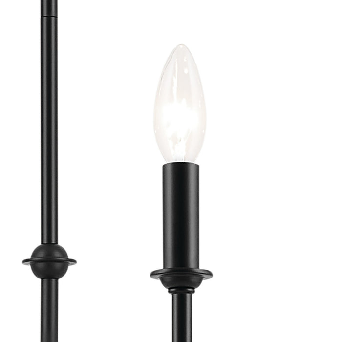 Kichler - 52521BK - Eight Light Chandelier - Pallas - Black