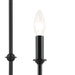 Kichler - 52521BK - Eight Light Chandelier - Pallas - Black