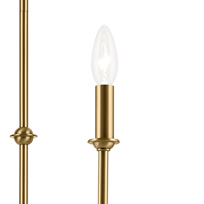 Kichler - 52521BNB - Eight Light Chandelier - Pallas - Brushed Natural Brass