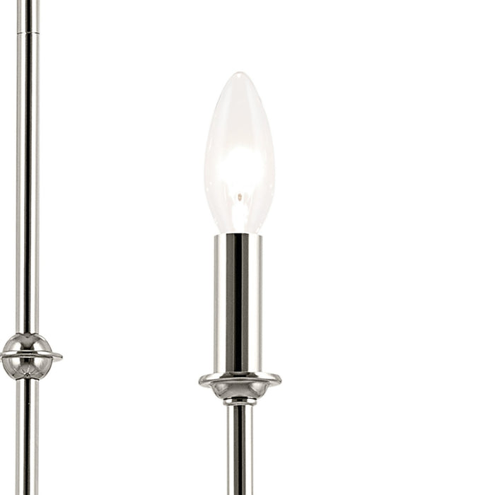 Kichler - 52521PN - Eight Light Chandelier - Pallas - Polished Nickel