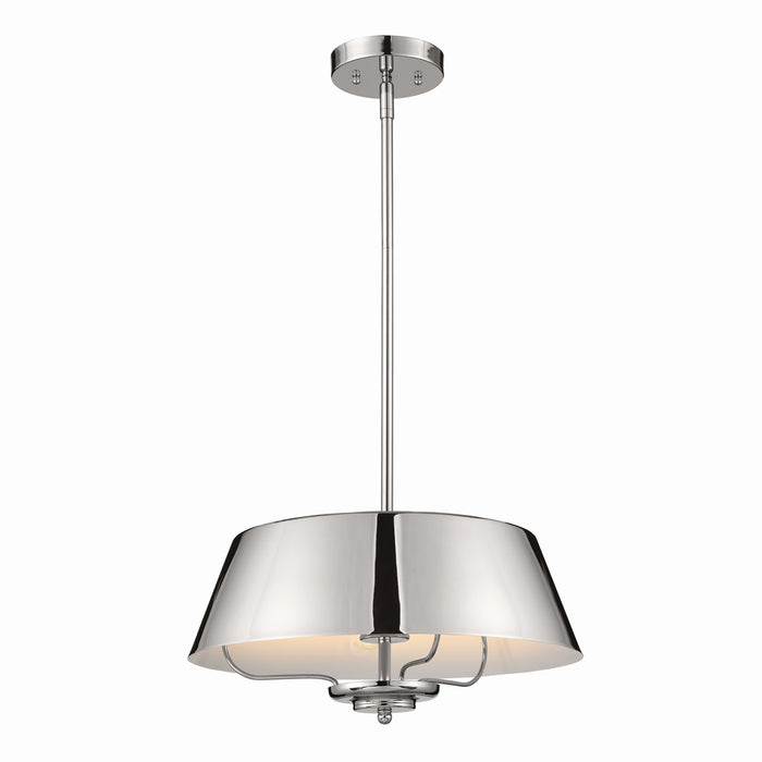 Kichler - 52542PN - Three Light Pendant/Semi Flush Mount - Luella - Polished Nickel