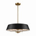 Kichler - 52543BK - Four Light Pendant/Semi Flush Mount - Luella - Black