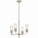 Kichler - 52678PN - Four Light Chandelier - Velestino - Polished Nickel