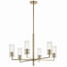 Kichler - 52679CPZ - Six Light Chandelier - Velestino - Champagne Bronze