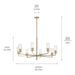 Kichler - 52680CPZ - Eight Light Chandelier - Velestino - Champagne Bronze