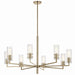 Kichler - 52680CPZ - Eight Light Chandelier - Velestino - Champagne Bronze