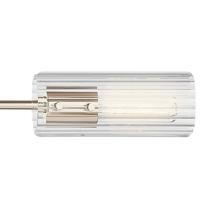 Kichler - 52681PN - Four Light Linear Chandelier - Velestino - Polished Nickel