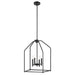 Kichler - 52722BK - Four Light Foyer Pendant - Madden - Black
