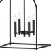 Kichler - 52722BK - Four Light Foyer Pendant - Madden - Black