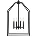 Kichler - 52722BK - Four Light Foyer Pendant - Madden - Black