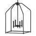 Kichler - 52722BK - Four Light Foyer Pendant - Madden - Black