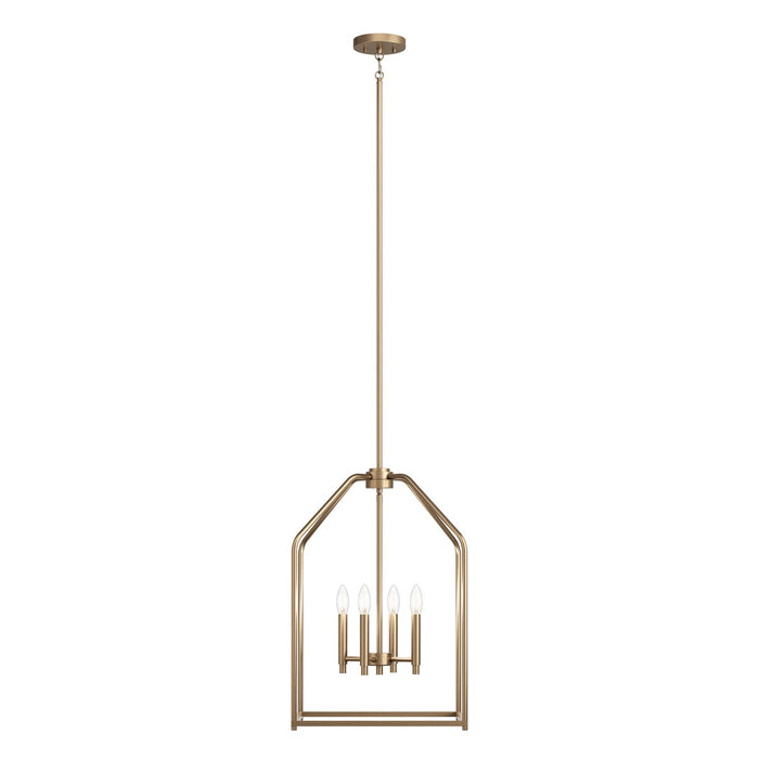 Kichler - 52722CPZ - Four Light Foyer Pendant - Madden - Champagne Bronze