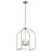 Kichler - 52722NI - Four Light Foyer Pendant - Madden - Brushed Nickel
