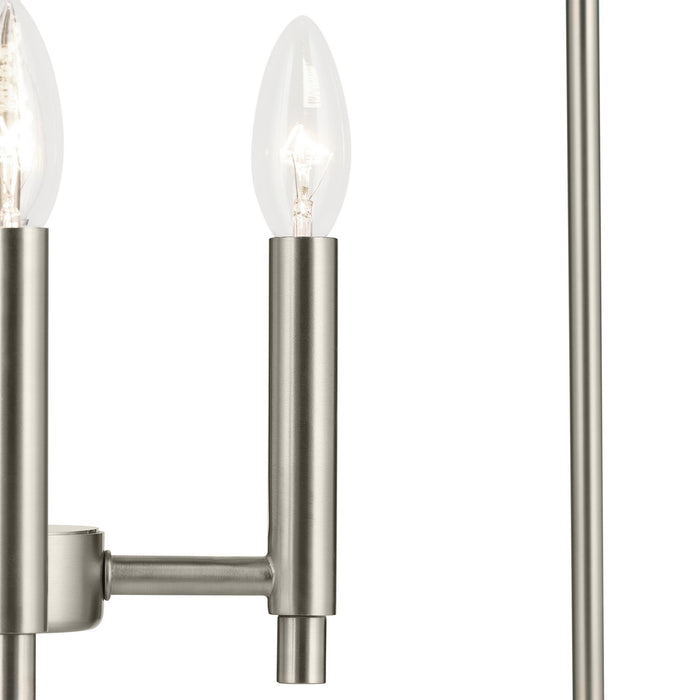 Kichler - 52722NI - Four Light Foyer Pendant - Madden - Brushed Nickel