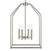 Kichler - 52722NI - Four Light Foyer Pendant - Madden - Brushed Nickel