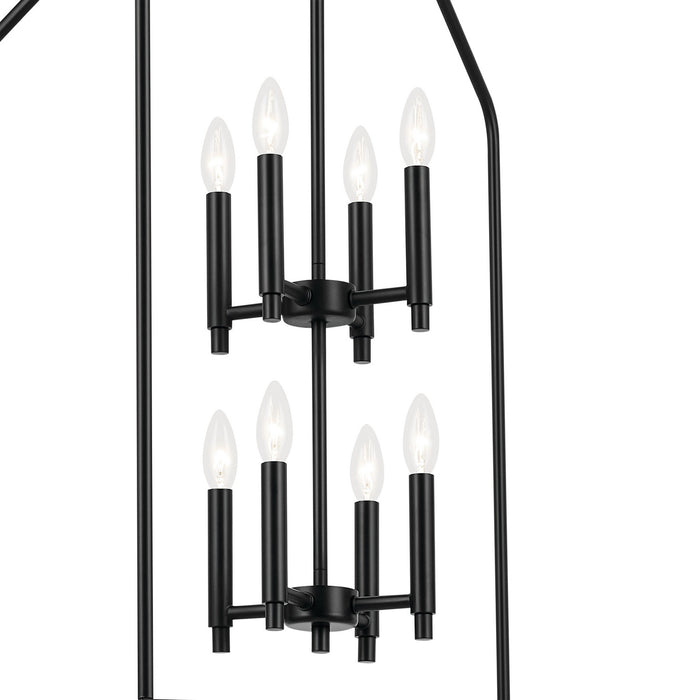 Kichler - 52723BK - Eight Light Foyer Pendant - Madden - Black