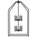 Kichler - 52723BK - Eight Light Foyer Pendant - Madden - Black