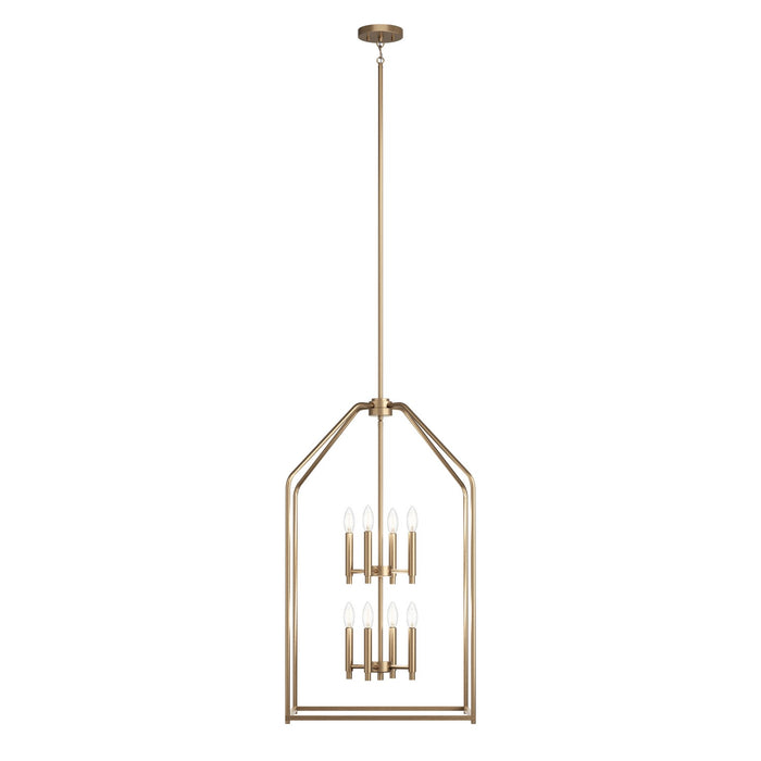Kichler - 52723CPZ - Eight Light Foyer Pendant - Madden - Champagne Bronze
