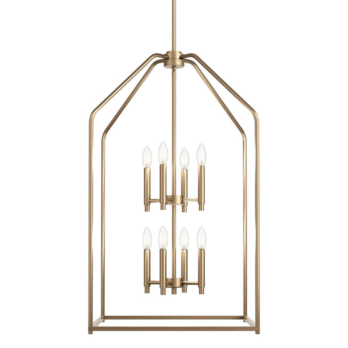 Kichler - 52723CPZ - Eight Light Foyer Pendant - Madden - Champagne Bronze