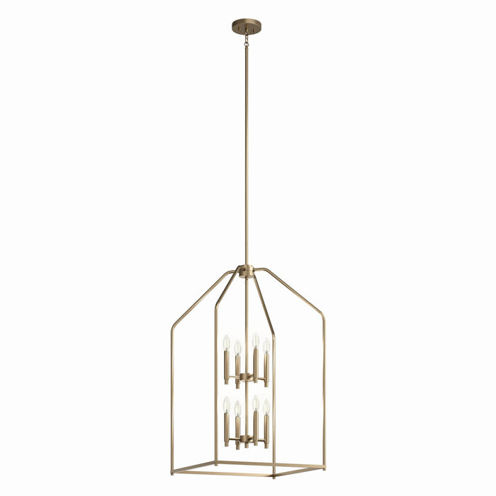 Kichler - 52723CPZ - Eight Light Foyer Pendant - Madden - Champagne Bronze