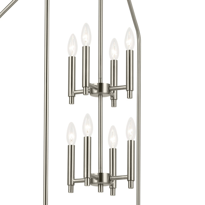 Kichler - 52723NI - Eight Light Foyer Pendant - Madden - Brushed Nickel