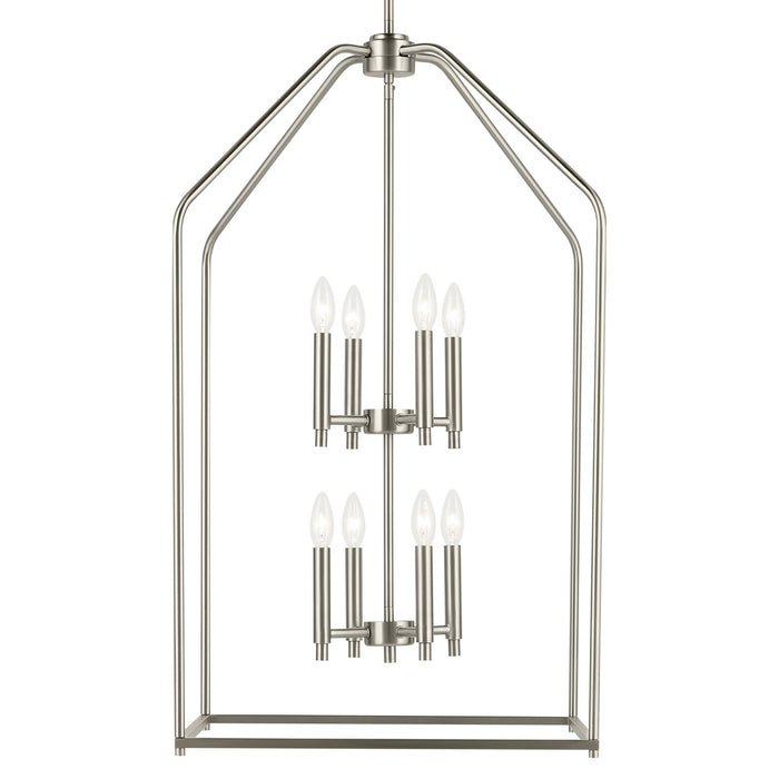 Kichler - 52723NI - Eight Light Foyer Pendant - Madden - Brushed Nickel