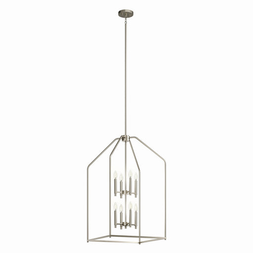 Kichler - 52723NI - Eight Light Foyer Pendant - Madden - Brushed Nickel