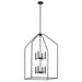 Kichler - 52724BK - Eight Light Foyer Pendant - Madden - Black