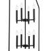 Kichler - 52724BK - Eight Light Foyer Pendant - Madden - Black
