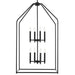 Kichler - 52724BK - Eight Light Foyer Pendant - Madden - Black