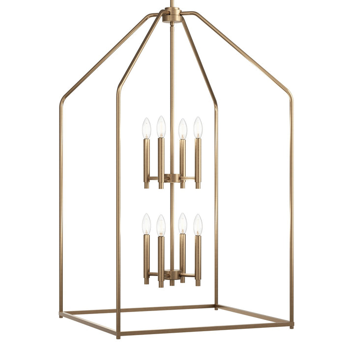 Kichler - 52724CPZ - Eight Light Foyer Pendant - Madden - Champagne Bronze