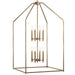 Kichler - 52724CPZ - Eight Light Foyer Pendant - Madden - Champagne Bronze
