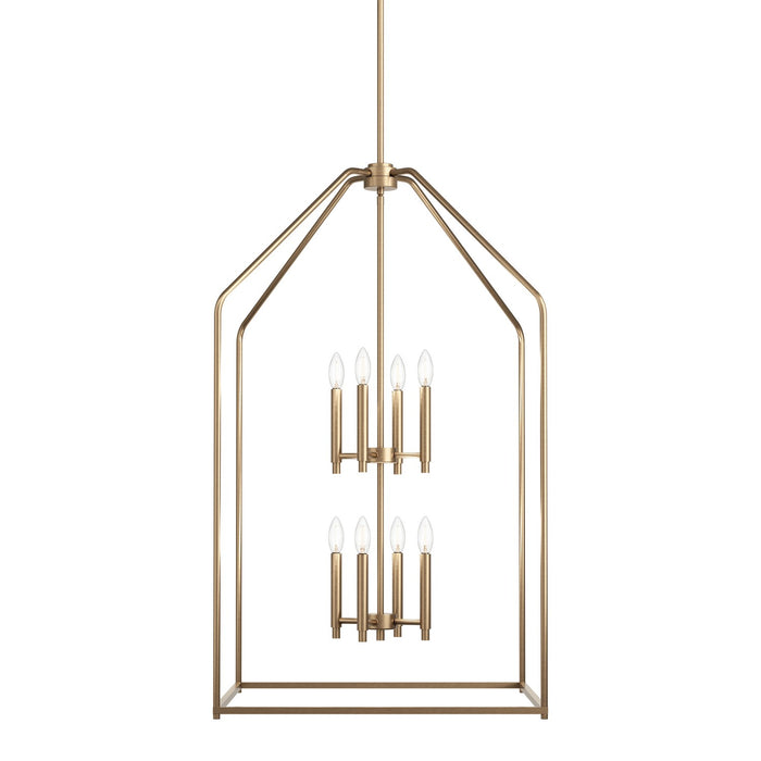 Kichler - 52724CPZ - Eight Light Foyer Pendant - Madden - Champagne Bronze