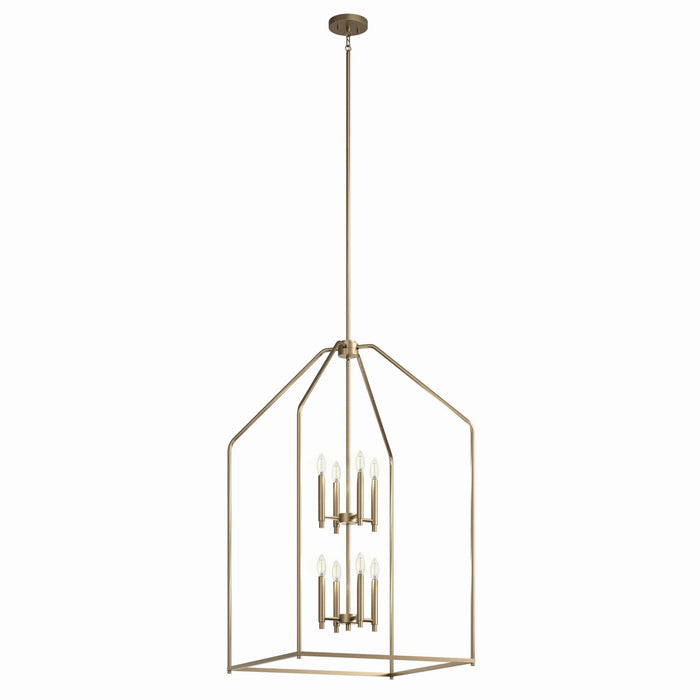 Kichler - 52724CPZ - Eight Light Foyer Pendant - Madden - Champagne Bronze