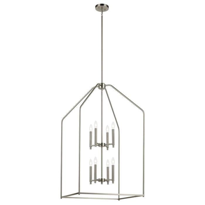 Kichler - 52724NI - Eight Light Foyer Pendant - Madden - Brushed Nickel
