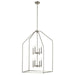 Kichler - 52724NI - Eight Light Foyer Pendant - Madden - Brushed Nickel