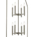 Kichler - 52724NI - Eight Light Foyer Pendant - Madden - Brushed Nickel